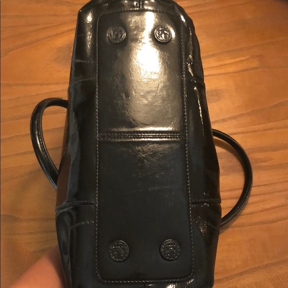 Real Black Patent Leather Liz Claiborne Bag - Picture 8 of 8